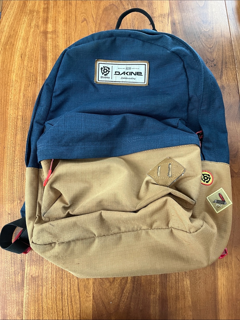 Dakine Navy and Tan Everyday Backpack